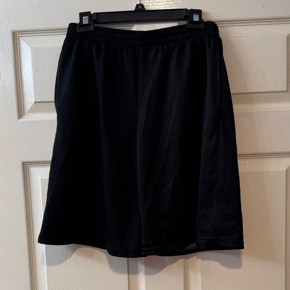 Zone Pro Men’s Athletic Shorts Size Medium Black Performance Gym Workout